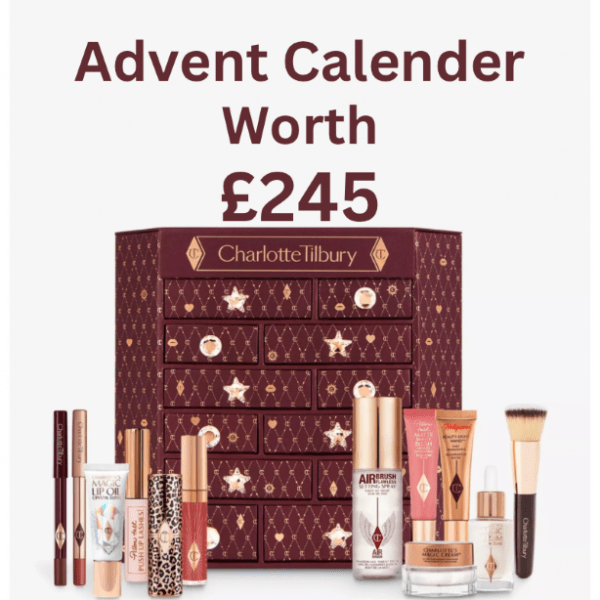 Charlotte Tilbury Advent Calender (LOW ODDS) TheBeachHutCompetitions